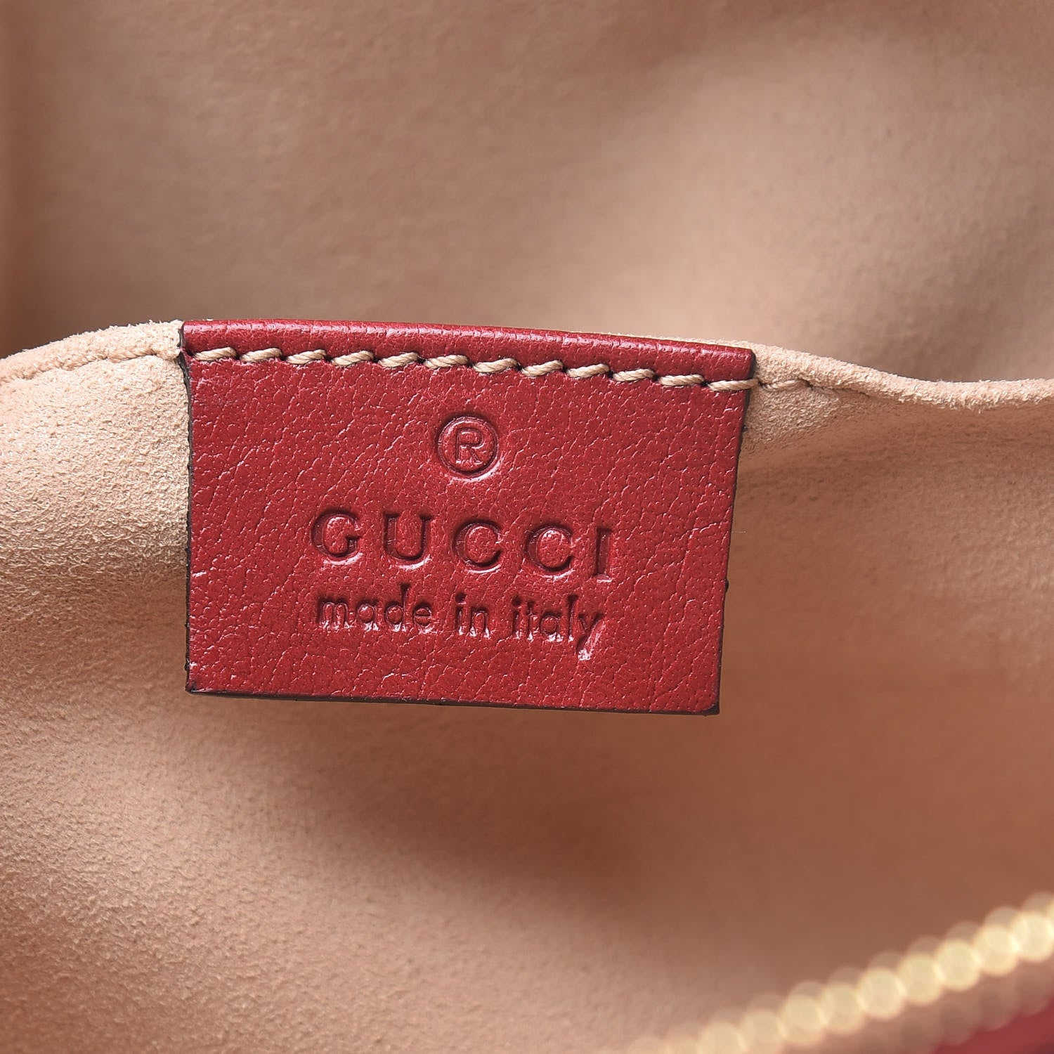 Gucci Suede Calfskin Web Small Ophidia Dome Shoulder Bag New Blue Romantic Cherry 6 of 11