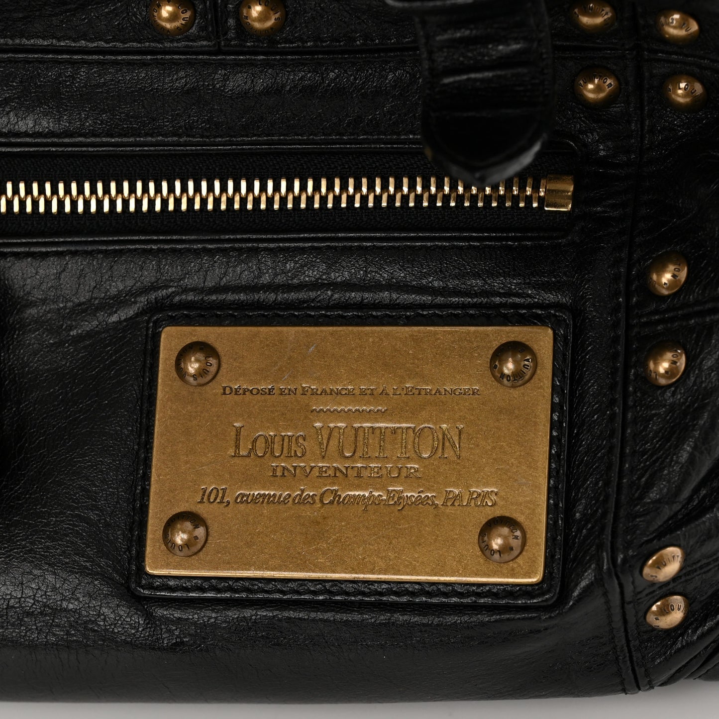 Lambskin Riveting Black