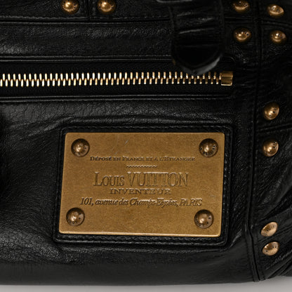 Louis Vuitton Lambskin Riveting Black 6 of 10