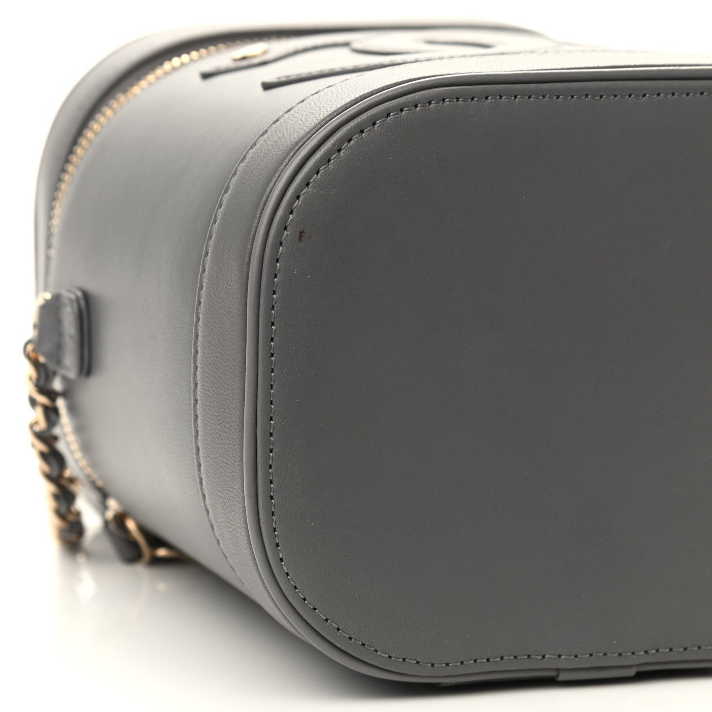 Lambskin Timeless Vanity Cosmetic Case Grey