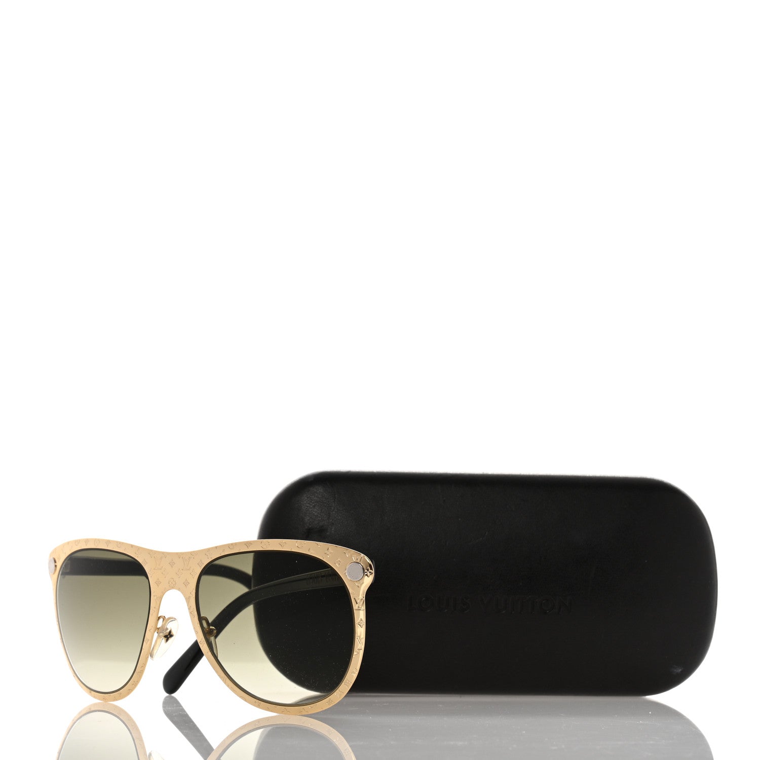 Louis Vuitton Vertigo Z0892U Sunglasses Gold 9 of 9