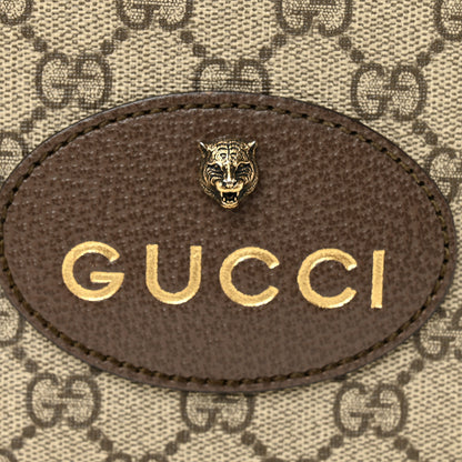 Gucci GG Supreme Monogram Web Neo Vintage Shoulder Bag Beige New Acero Crop 8 of 10