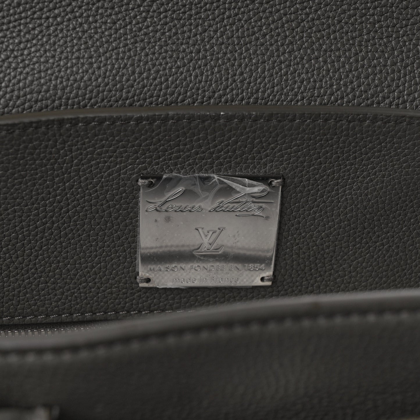 Millesime Calfskin Georges Tote MM Khaki