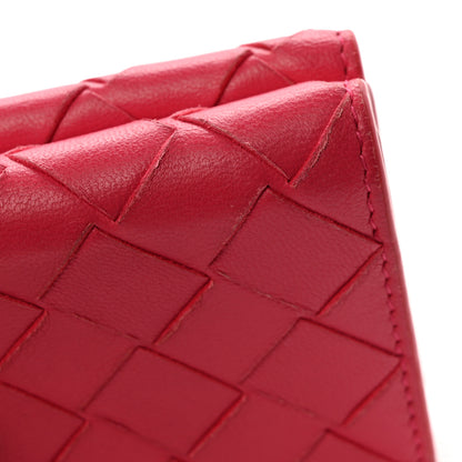 Bottega Veneta Nappa Intrecciato Trifold Wallet Cinnabar 9 of 12