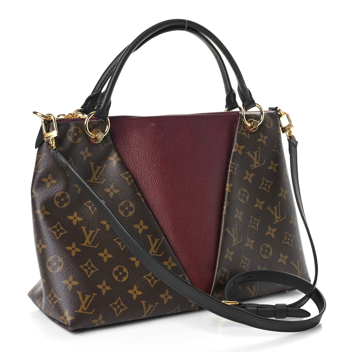 Louis Vuitton Monogram V Tote MM Bordeaux 3 of 11