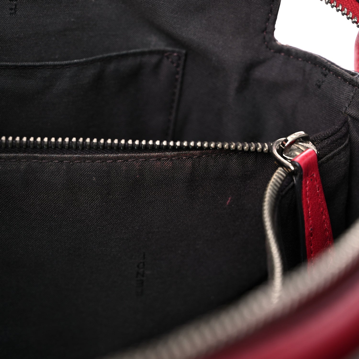 Fendi Vitello Dolce Marmol Large By The Way Boston Bag Ciliegia 18 of 32