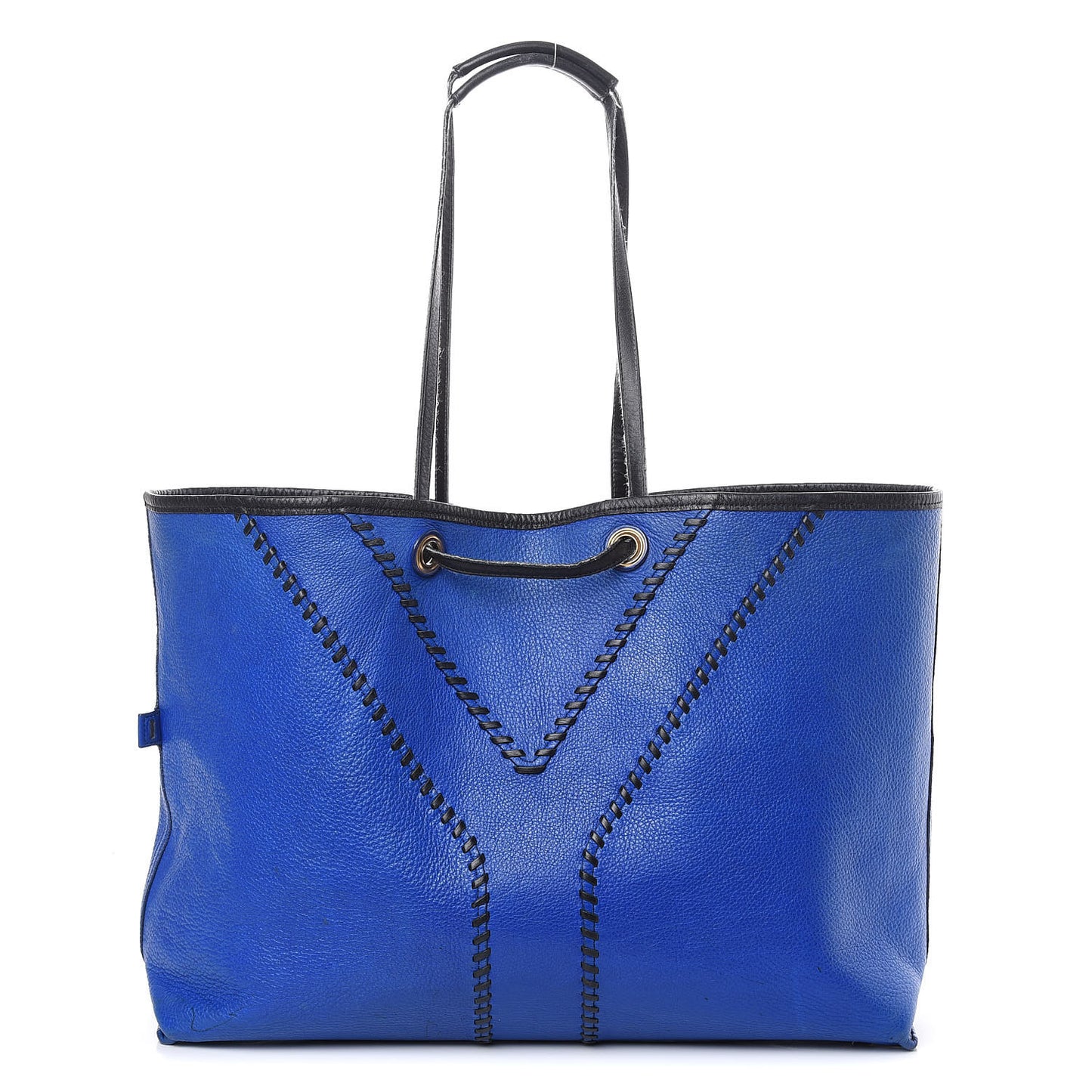 Calfskin Large Neo Double Reversible Tote Black