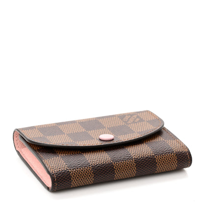 Louis Vuitton Damier Ebene Rosalie Coin Purse Rose Ballerine 4 of 6