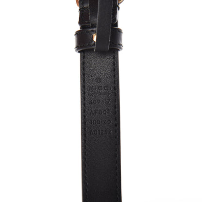 Gucci Calfskin Double G 20mm Belt 100 40 Black 4 of 6