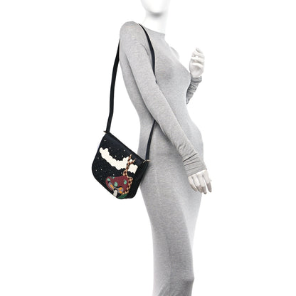 Louis Vuitton Satin Mini Monogram Conte De Fees Patchwork Musette Black 2 of 11