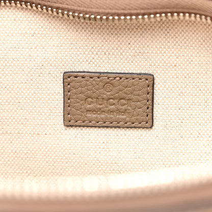 Gucci Piuma Calfskin Jumbo GG Embossed Pocket Belt Bag  Good Taupe 6 of 9