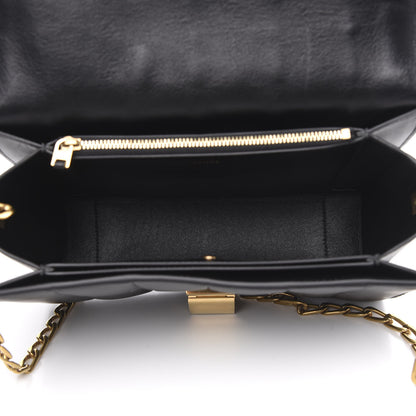 Celine Lambskin Quilted Shoulder Bag Black 5 of 12