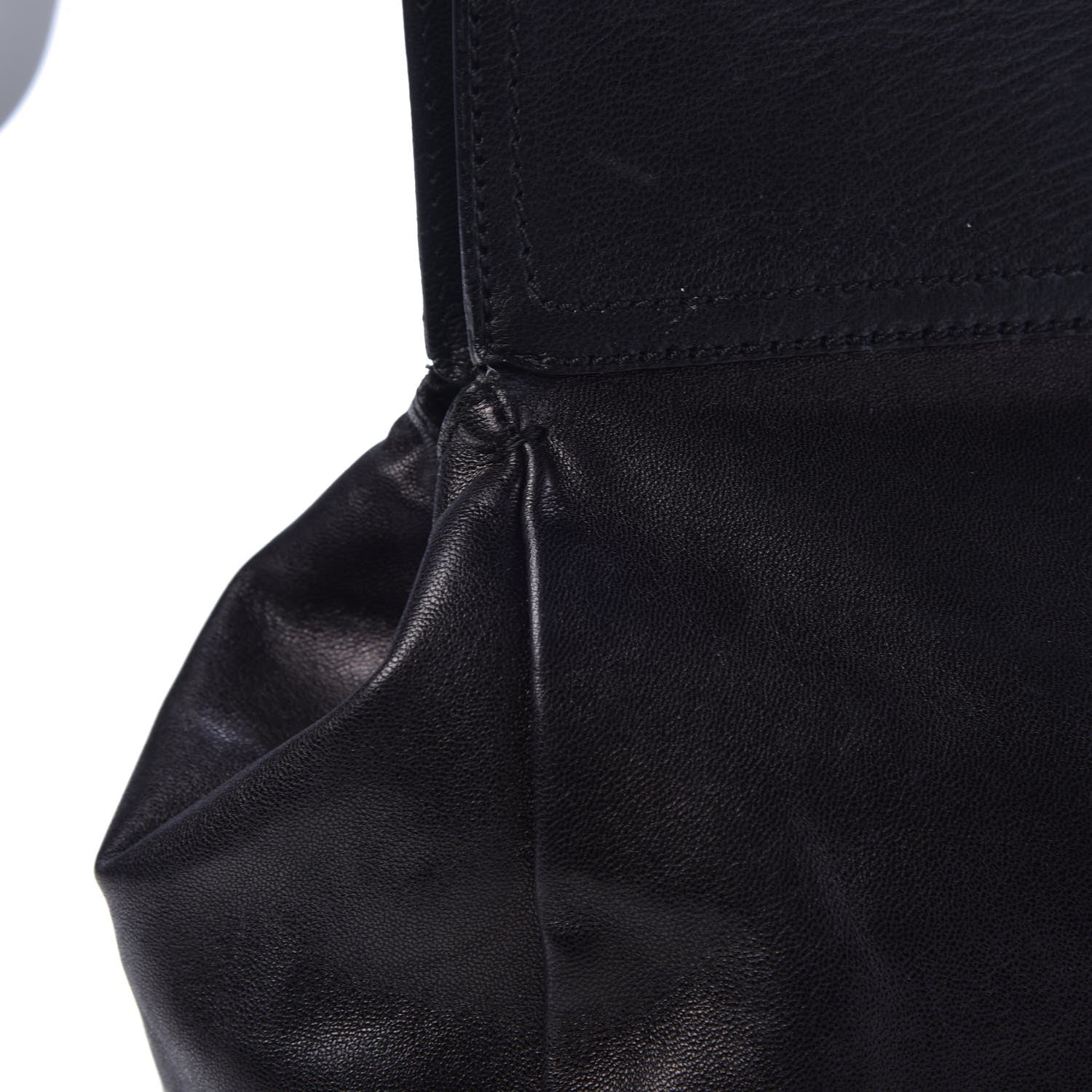 Chloe Calfskin Zipper Cutout Shoulder Bag Black 11 of 16