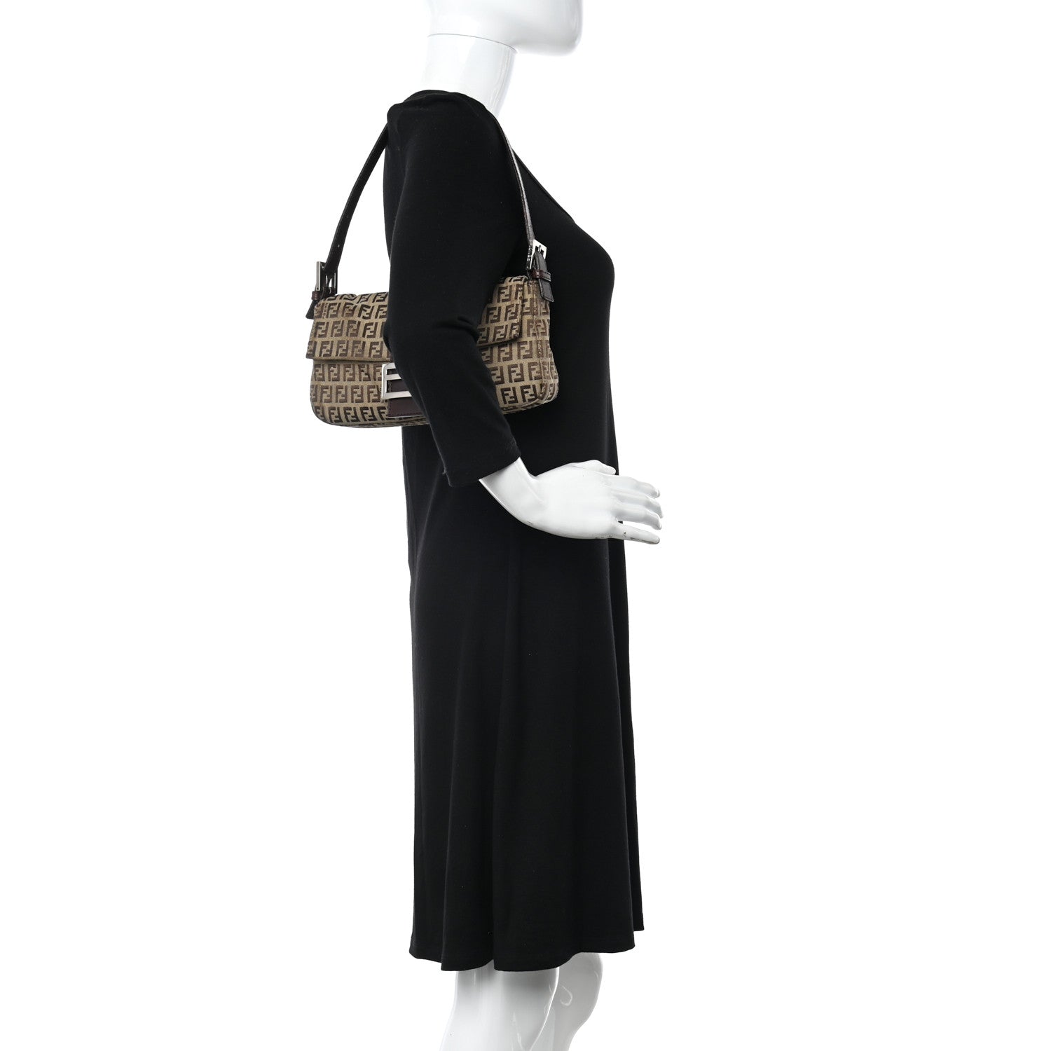 Fendi Zucchino Baguette Tobacco 2 of 10