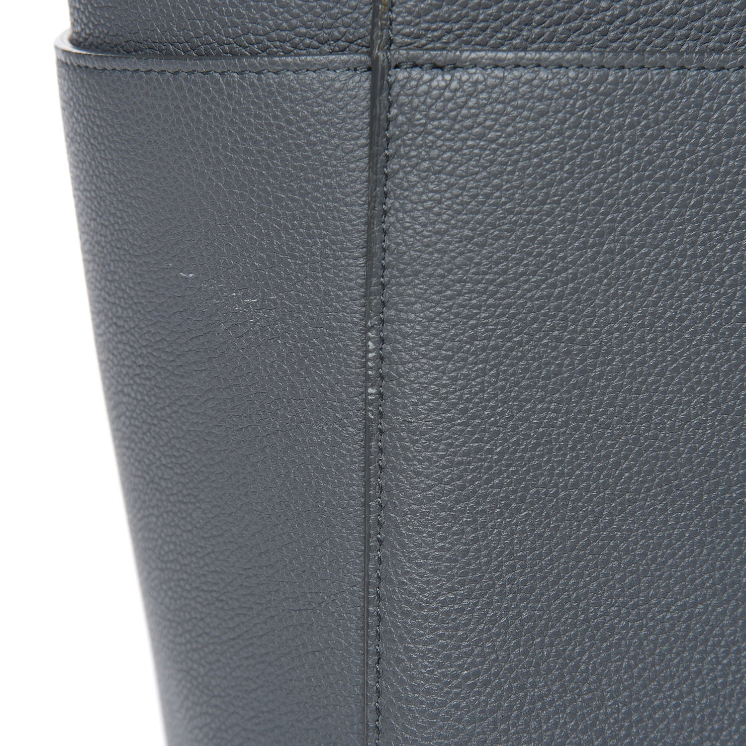 Celine Soft Grained Calfskin Sangle Bucket Bag Kohl 7 of 11
