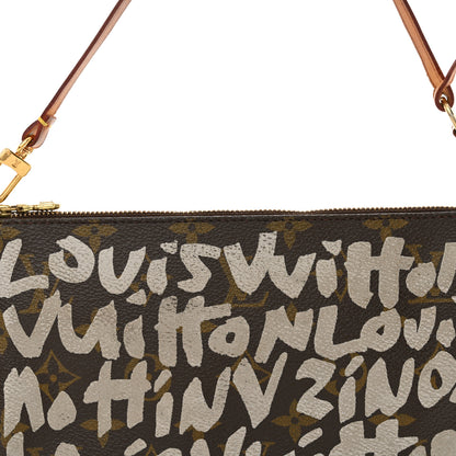 Louis Vuitton Monogram Graffiti Pochette Accessories Silver 7 of 12