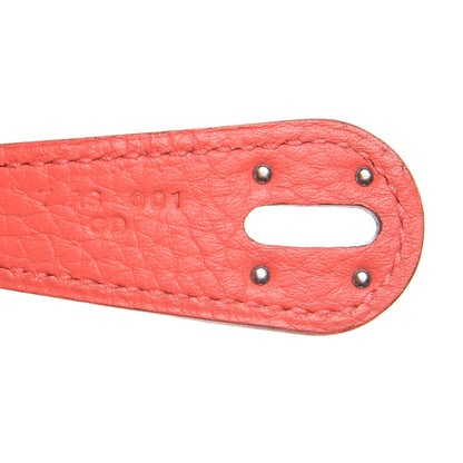 Hermes Taurillon Clemence Lindy 26 Rose Jaipur 7 of 10
