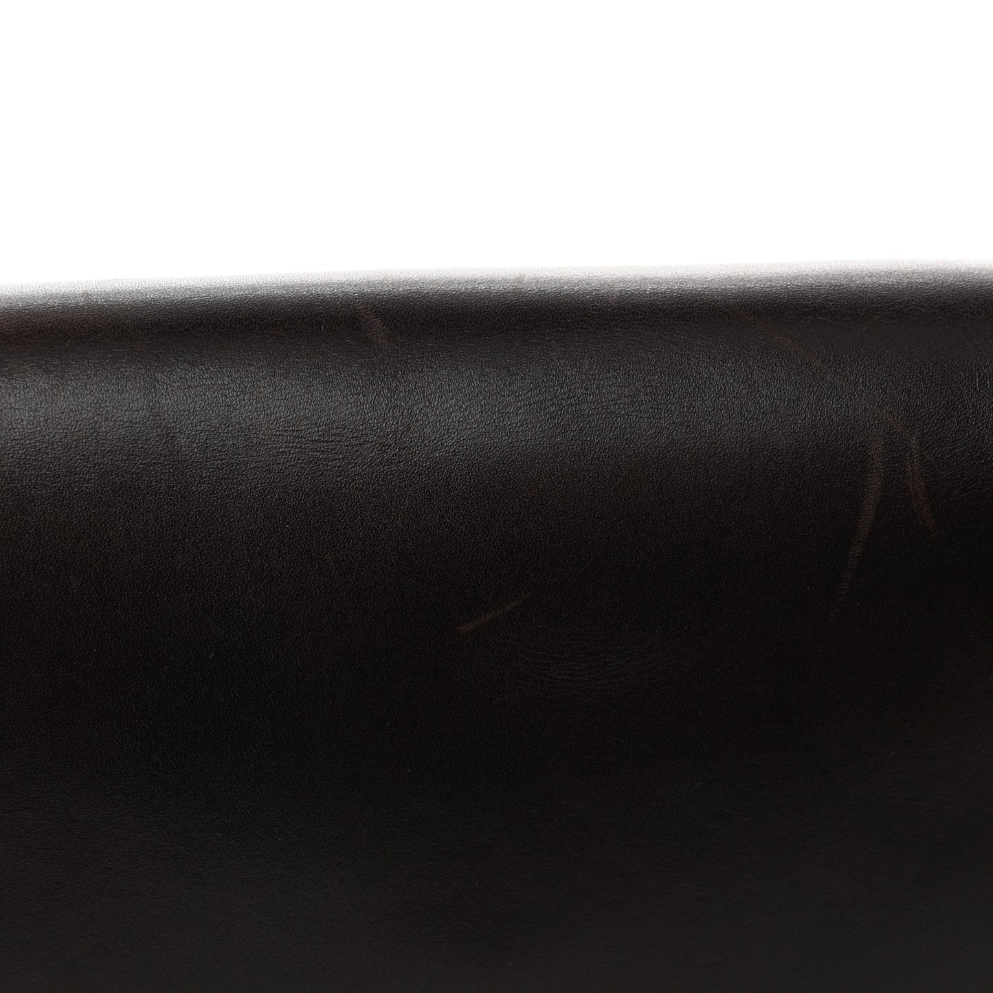 Vitello Smalt Shoulder Bag Ebano