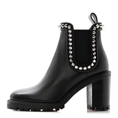 Christian Louboutin Nappa Spiked Capahutta 70 Chelsea Boots 36 Black 1 of 9