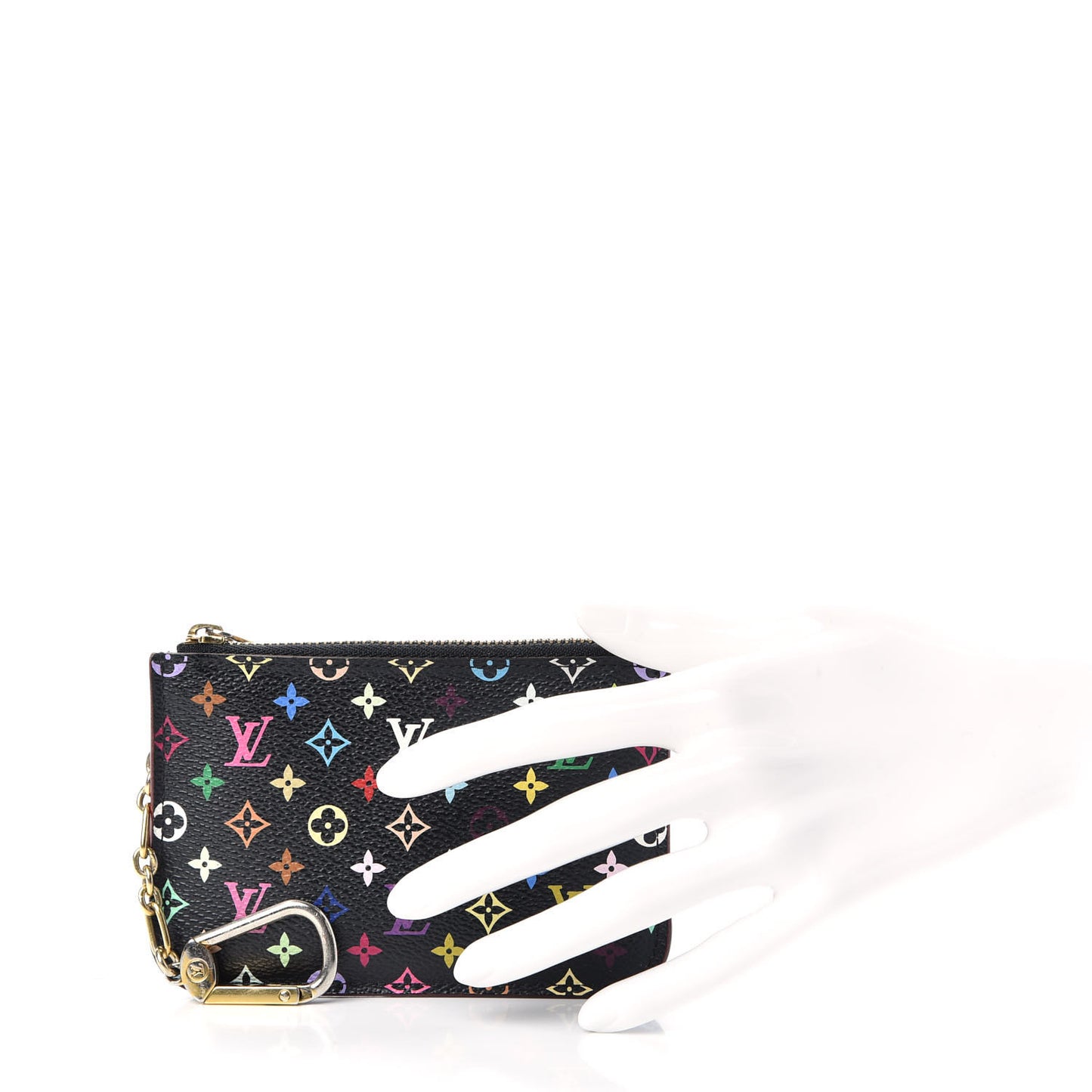 Monogram Multicolor Key Pouch Black Grenade