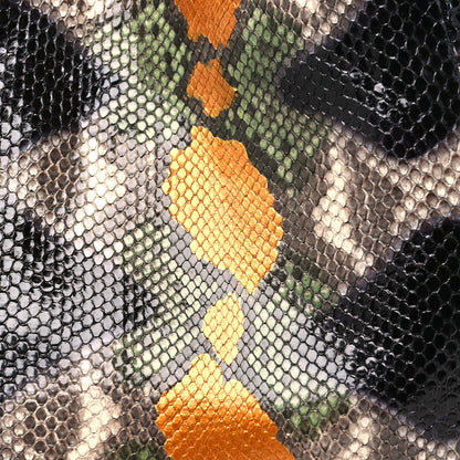 Gucci Snakeskin Medium 1970 Shoulder Bag Black Multicolor 7 of 11