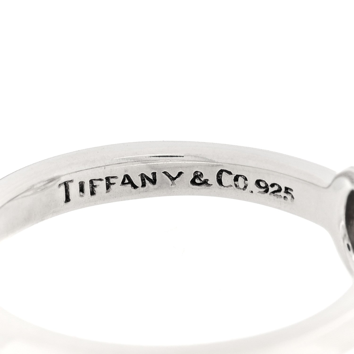 Tiffany Sterling Silver Atlas Round Medallion Ring 53 6.5 4 of 6
