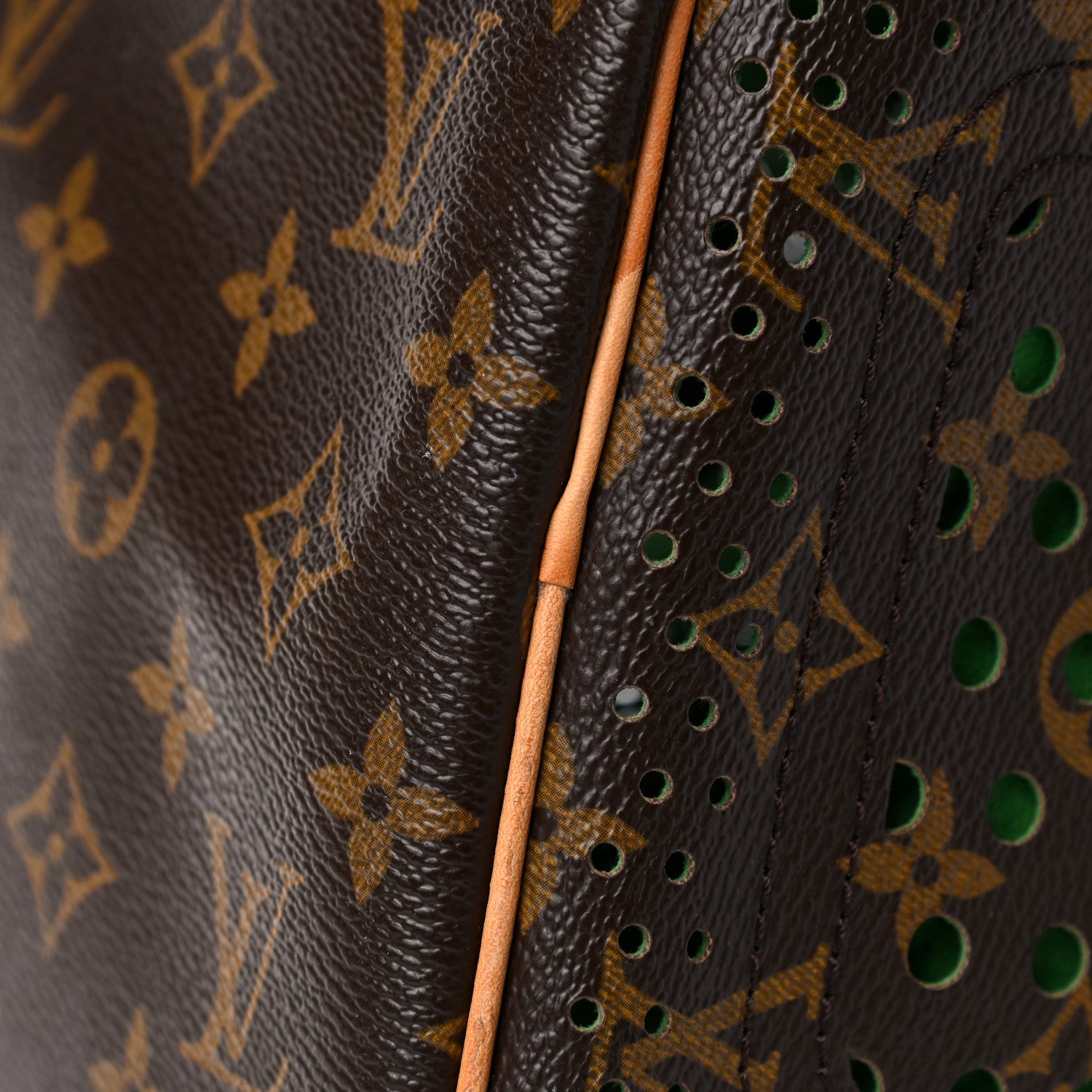 Louis Vuitton Monogram Perforated Speedy 30 Green 18 of 25
