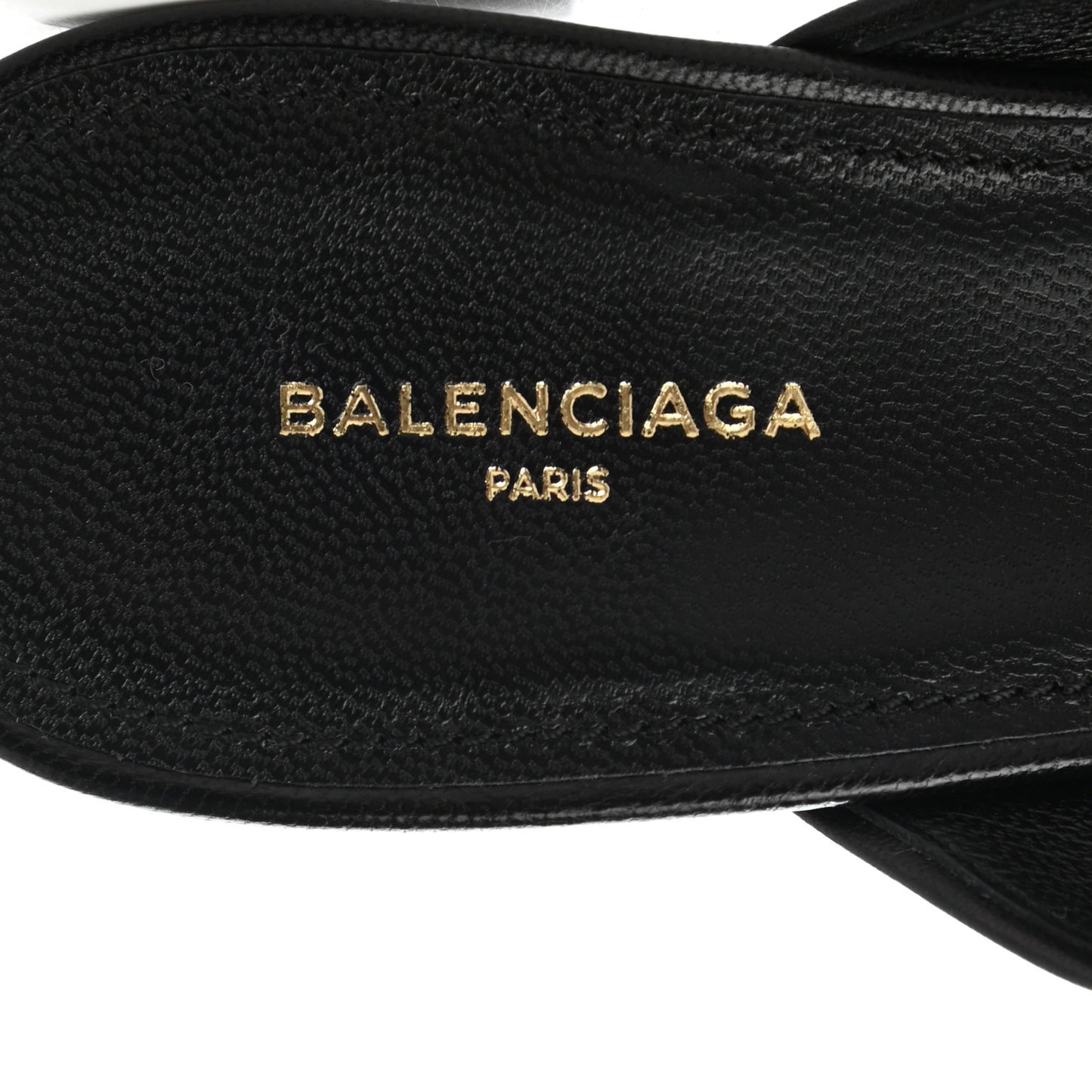 Goatskin Pointed Toe Knife Mules 37 Black