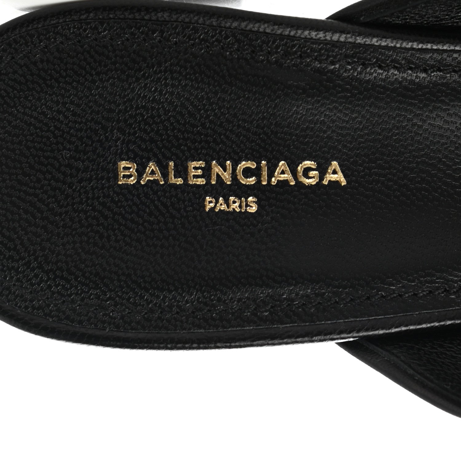 Balenciaga Goatskin Pointed Toe Knife Mules 37 Black 7 of 8