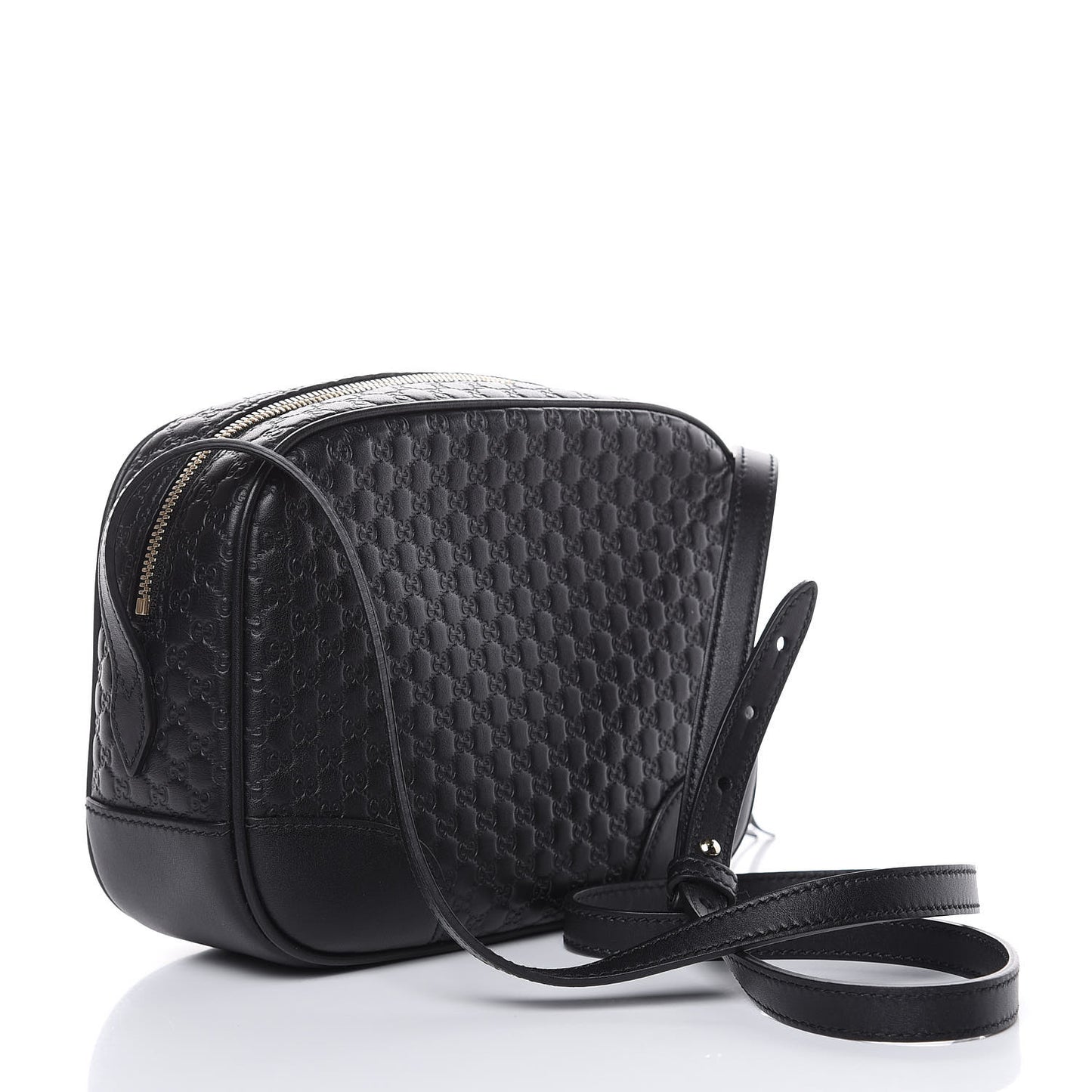 Microguccissima Mini Bree Messenger Bag Black