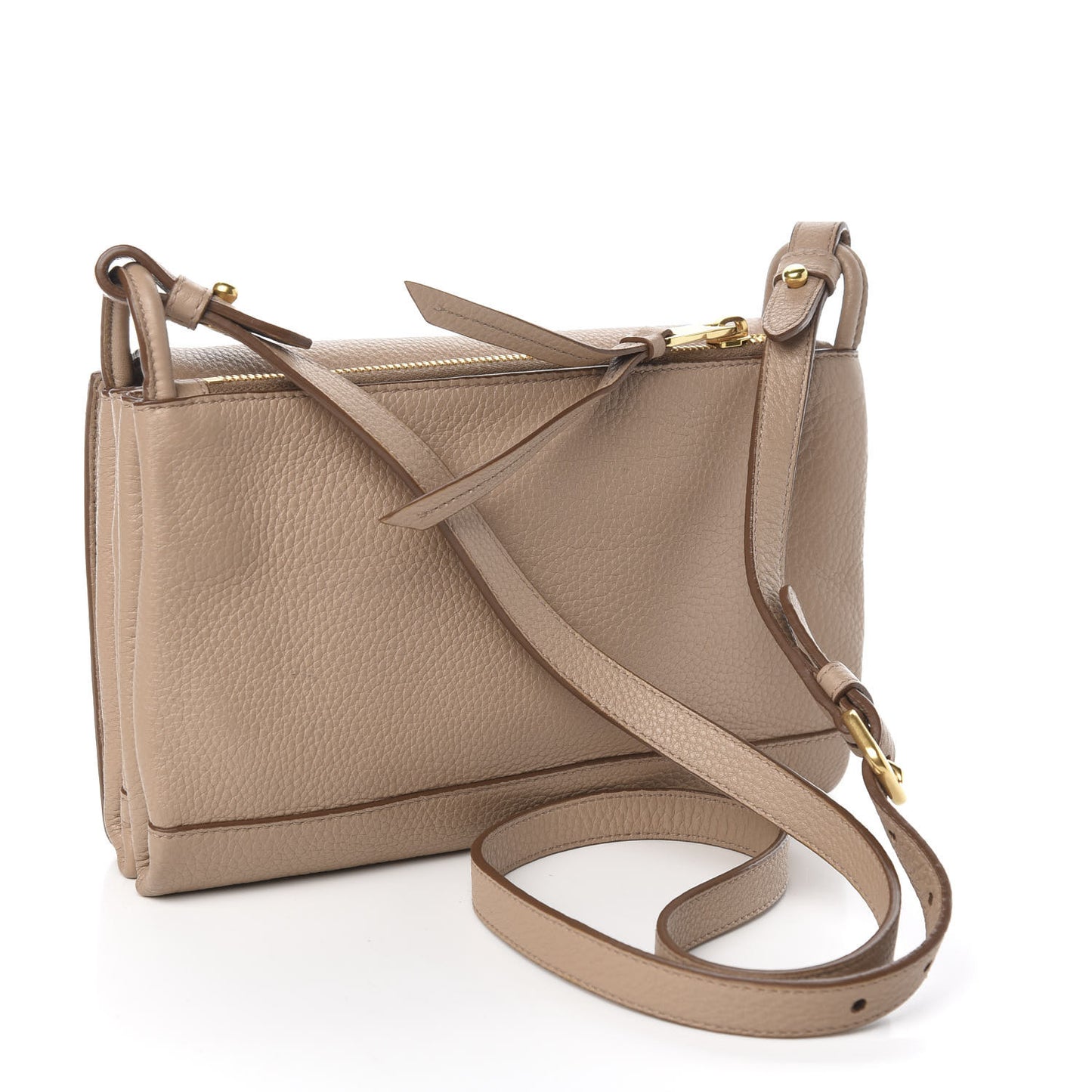 Vitello Daino Crossbody Flap Argilla