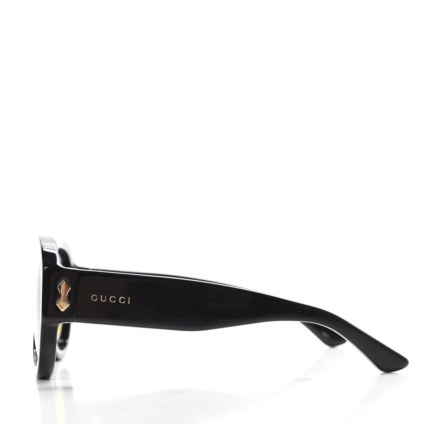 Acetate Aviator Sunglasses GG0668S Black