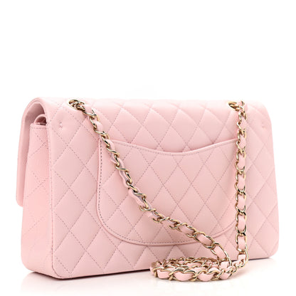 Chanel Caviar Quilted Medium Double Flap Light Pink 3 of 11