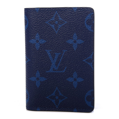 Louis Vuitton Taigarama Pocket Organizer NM Cobalt 1 of 7