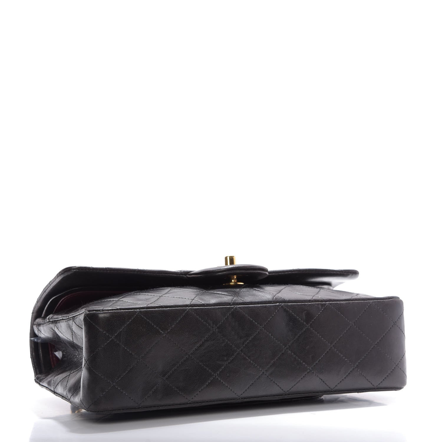 Chanel Lambskin Quilted Medium Double Flap Black 5 of 10