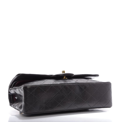 Chanel Lambskin Quilted Medium Double Flap Black 5 of 10