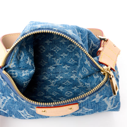 Louis Vuitton Monogram Denim Hills Pochette Blue 5 of 11