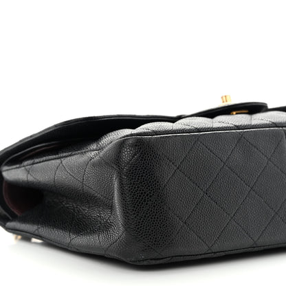 Chanel Caviar Quilted Jumbo Double Flap Black 9 of 15