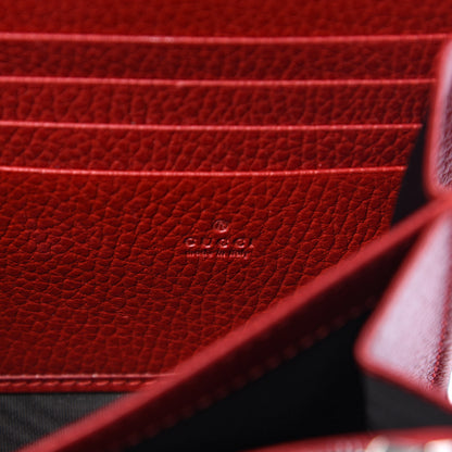 Gucci Calfskin Mini Dionysus Chain Wallet Hibiscus Red 5 of 10