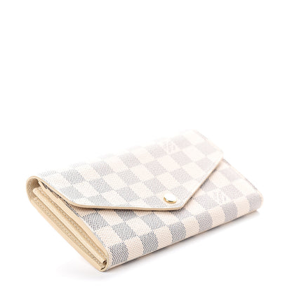 Louis Vuitton Damier Azur Sarah Wallet NM 3 of 5