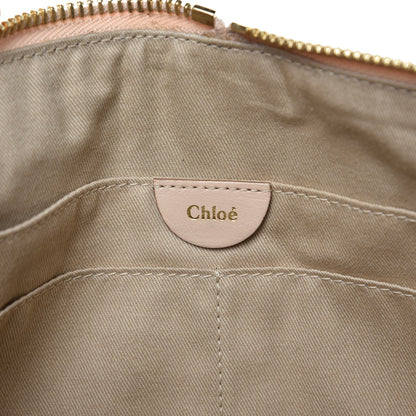 Chloe Calfskin Lucy Shoulder Bag Beige 6 of 14