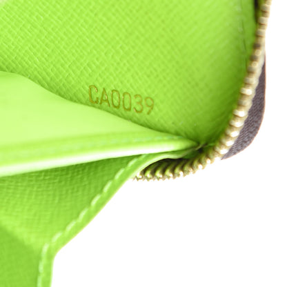 Louis Vuitton Monogram Graffiti Zippy Wallet Green 7 of 7