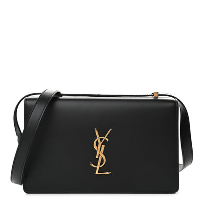 Saint Laurent Smooth Calfskin Shoulder Bag Black 1 of 8