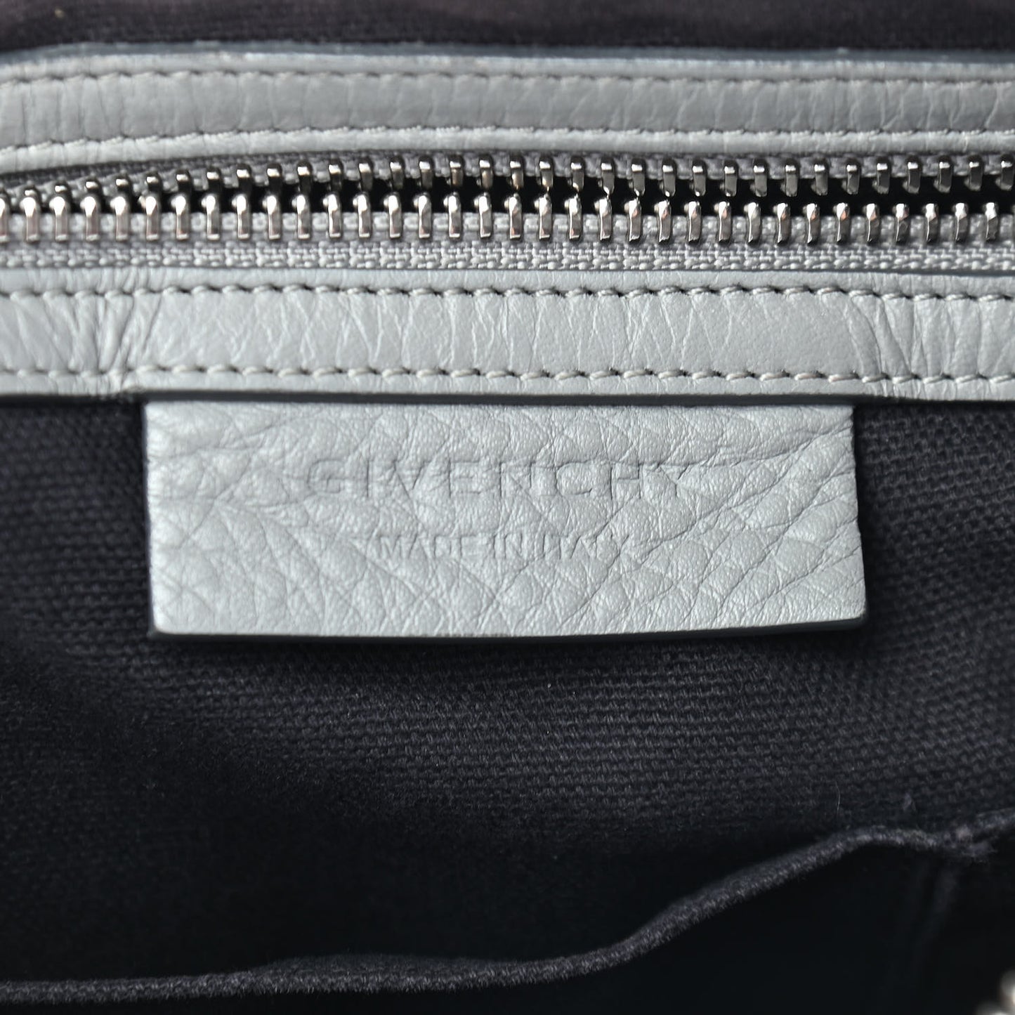 Calfskin Pandora Backpack Pearl Grey