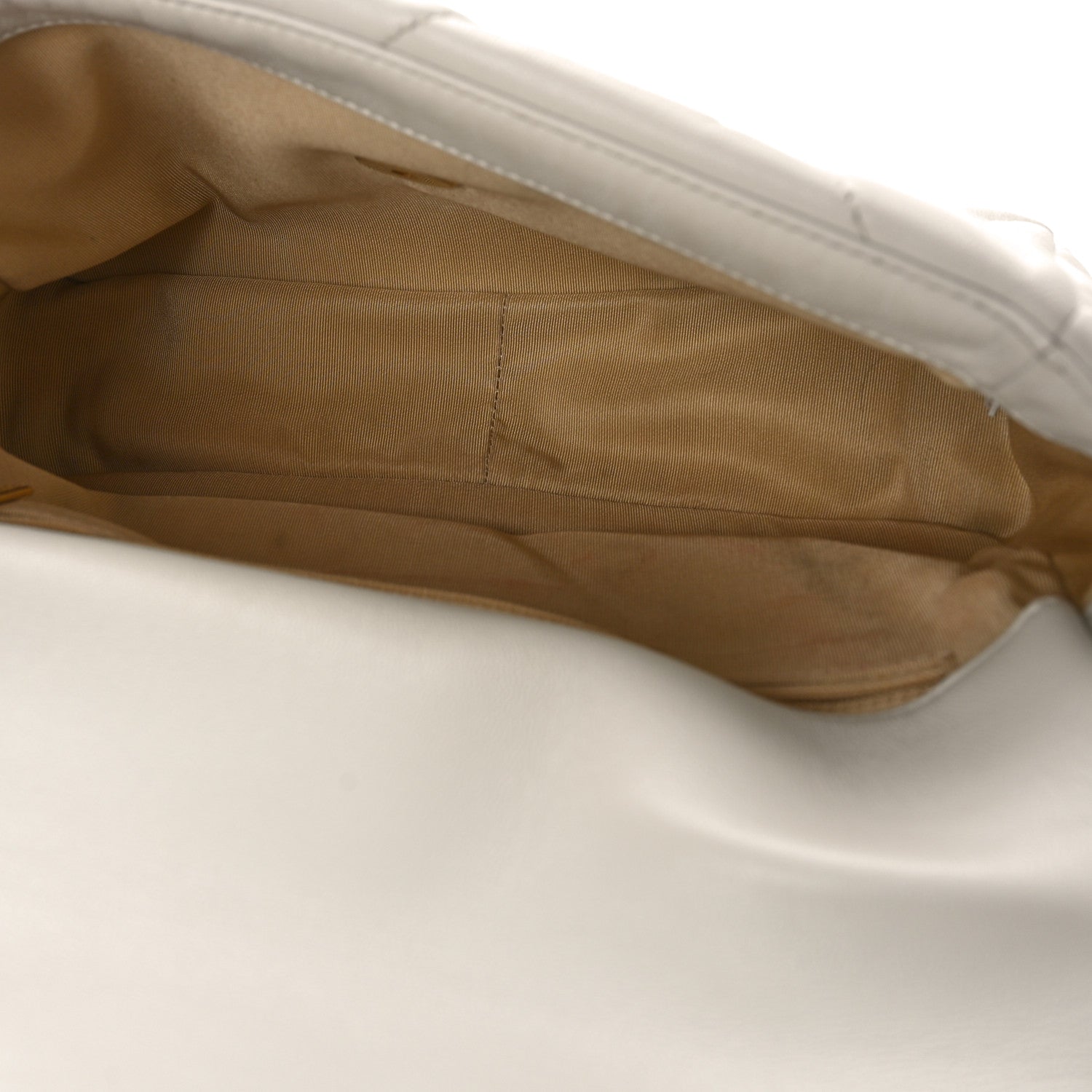 Chanel Goatskin Quilted Medium Chanel 19 Flap White 9 of 9