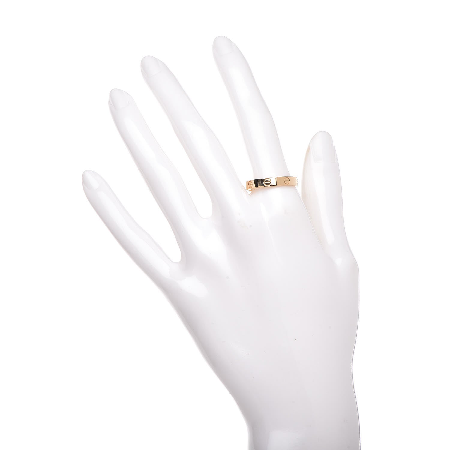 Cartier 18K Yellow Gold 3.5mm LOVE Wedding Band Ring 59 8.75 2 of 5