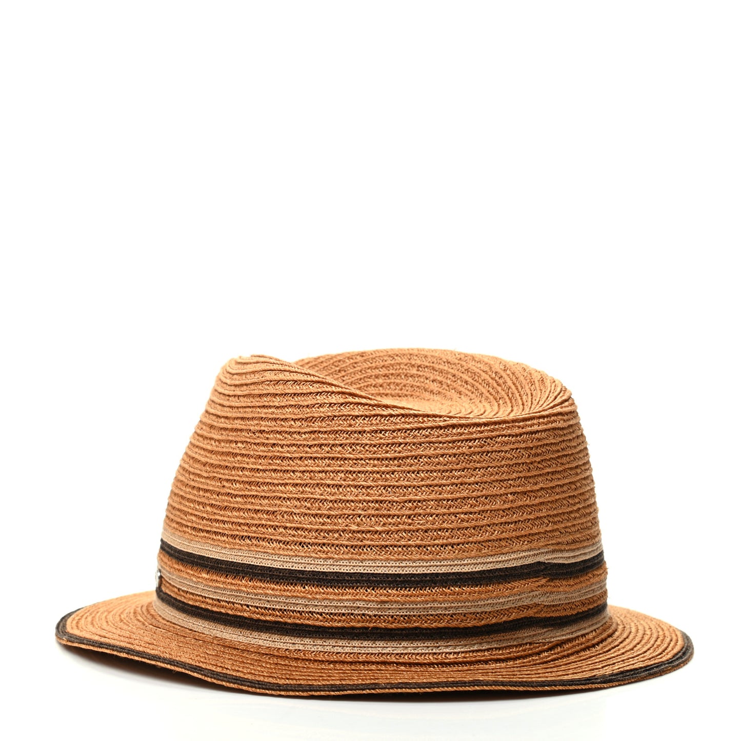 Braided Hemp Claudio Hat 59 Caramel