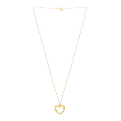 Tiffany 18K Yellow Gold Paloma Picasso Tenderness Heart Pendant Necklace 1 of 4