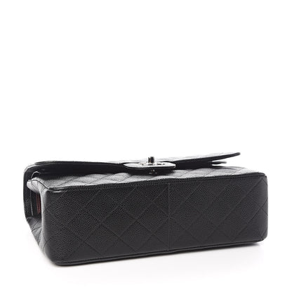 Chanel Caviar Quilted Jumbo Double Flap Black 4 of 13