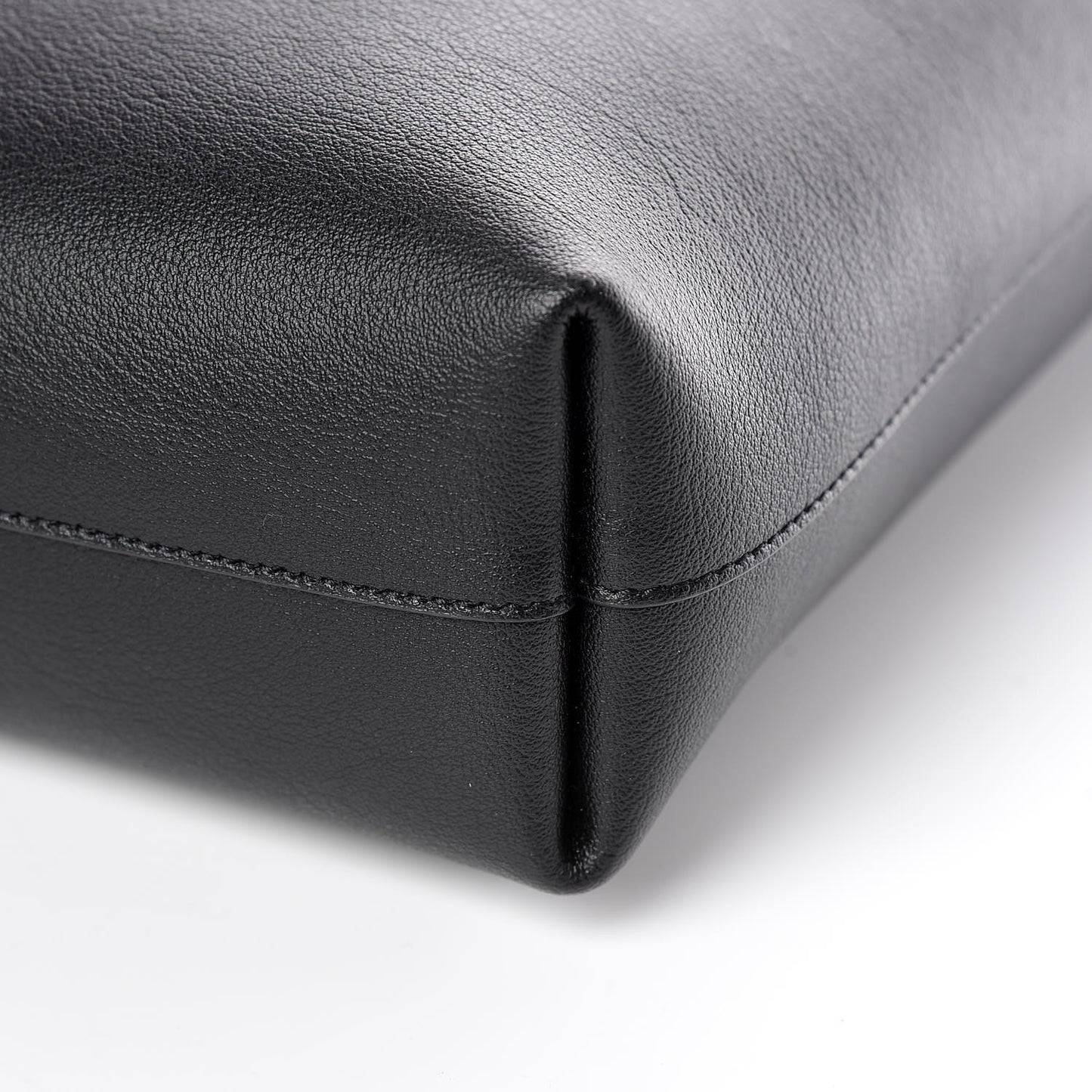 Calfskin Toy Shopping Tote Black